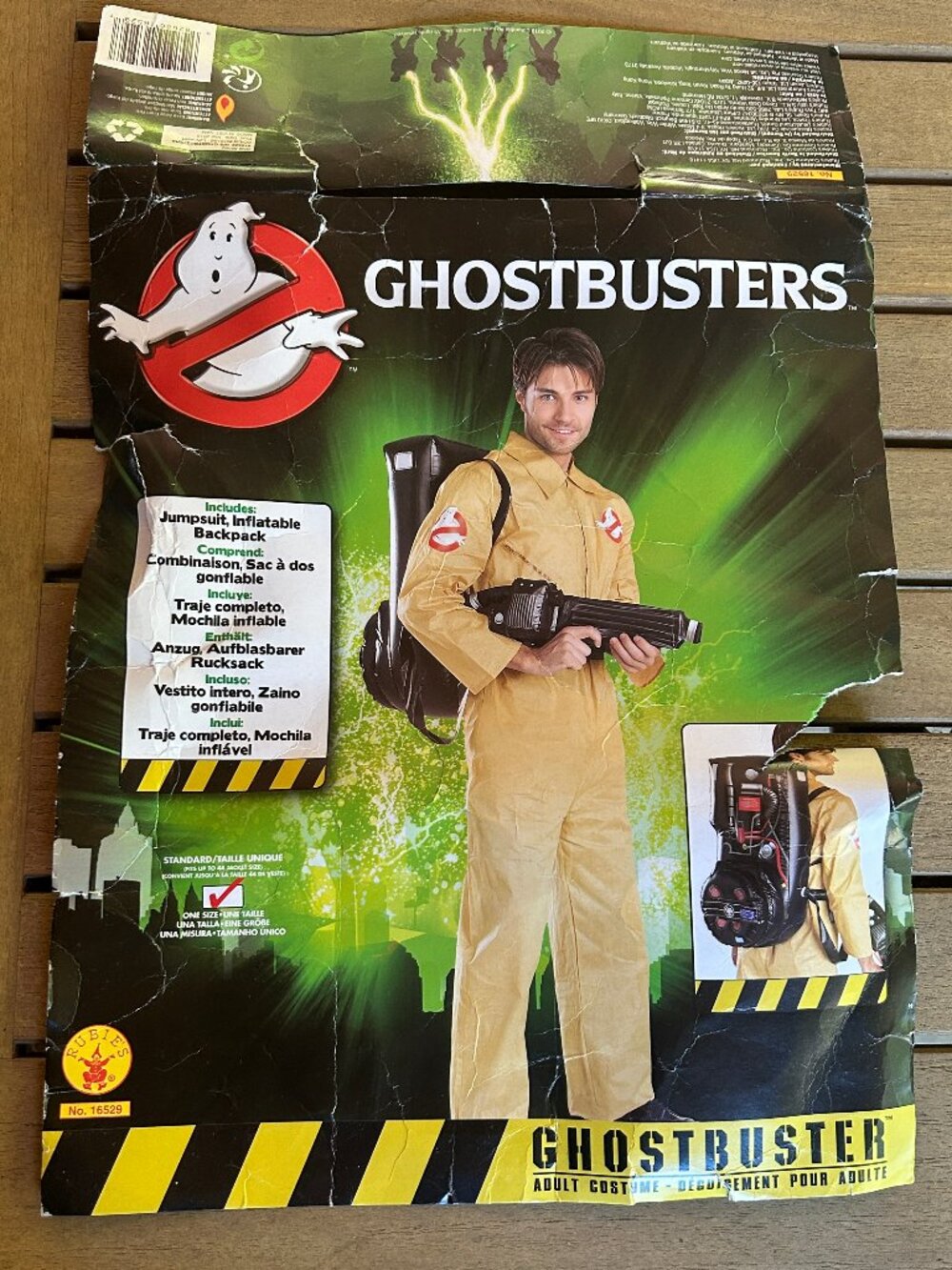 Adult Ghostbusters Costume – Standard Size